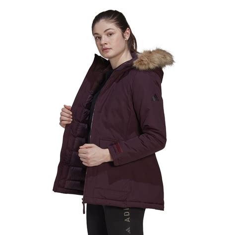 damen daunenparker adidas|adidas Women's Utilitas Hooded Parka .